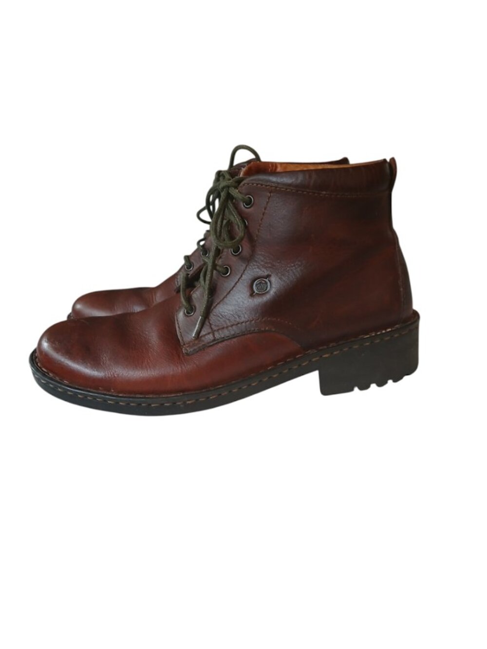 Born brown leather lace-up chukka boot M6603 CKH9 like new men's size 9/42.5